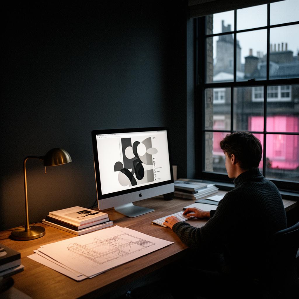 A craftsperson in their workshop